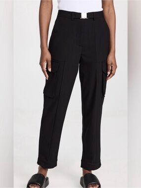 Pixie Market Black Cargo Pant with Belt